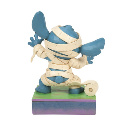 Figurine Enesco Disney Traditions par Jim Shore Lilo et Stitch en costume de momie pour Halloween, 15,9 cm, multicolore