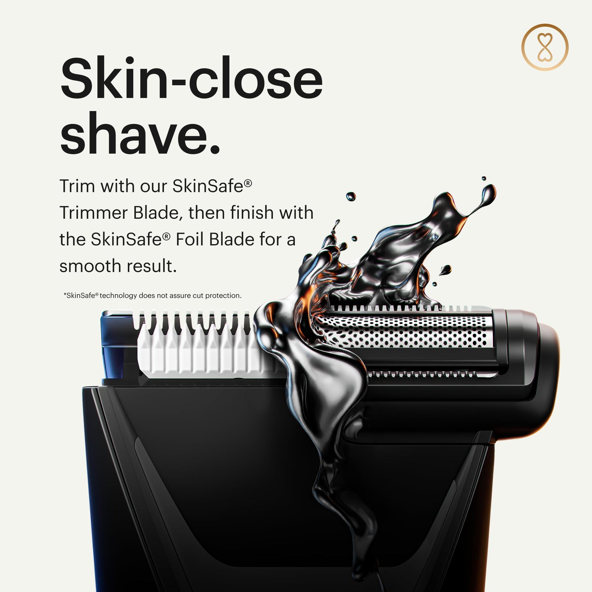 MANSCAPED® The Lawn Mower® 5.0 ULTRA Groin & Body Hair Trimmer – Dual-Head SkinSafe® Trimmer & Foil Blades, Waterproof Wet/Dry Groomer, USB-C Rechargeable with Travel Case, Men’s Ball Shaver, Black - Available at All In One Marketplace Canada