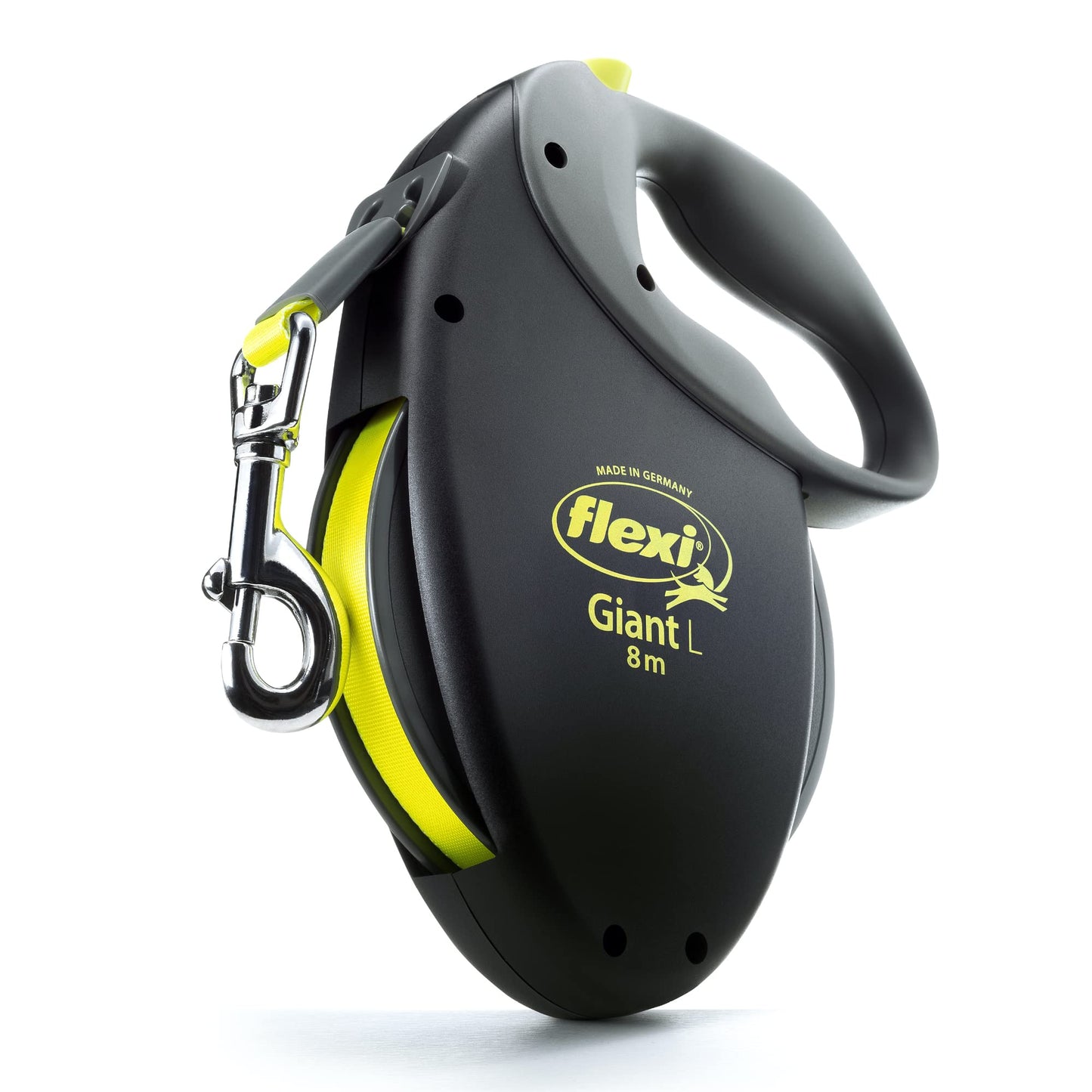 FLEXI® Giant Tape Retractable Dog Leash, Large, 26 ft - Black FLEXI