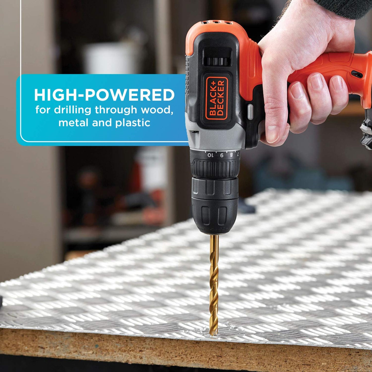 BLACK+DECKER 20V MAX* Cordless Drill, Cordless (BCD702C1) - Available at All In One Marketplace Canada