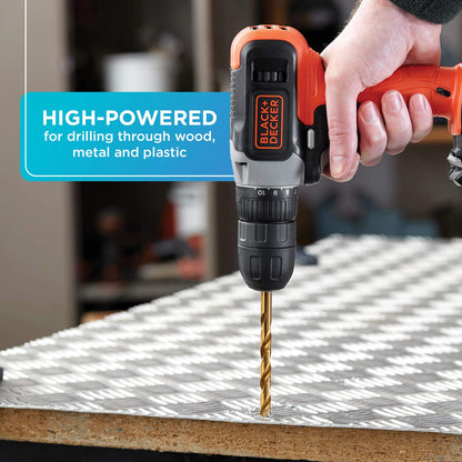 BLACK+DECKER 20V MAX* Cordless Drill, Cordless (BCD702C1) - Available at All In One Marketplace Canada