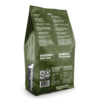 PureBites Freeze Dried Beef Liver Dog Treats, Made in USA, 1.2kg 🍁 All In One Marketplace Canada