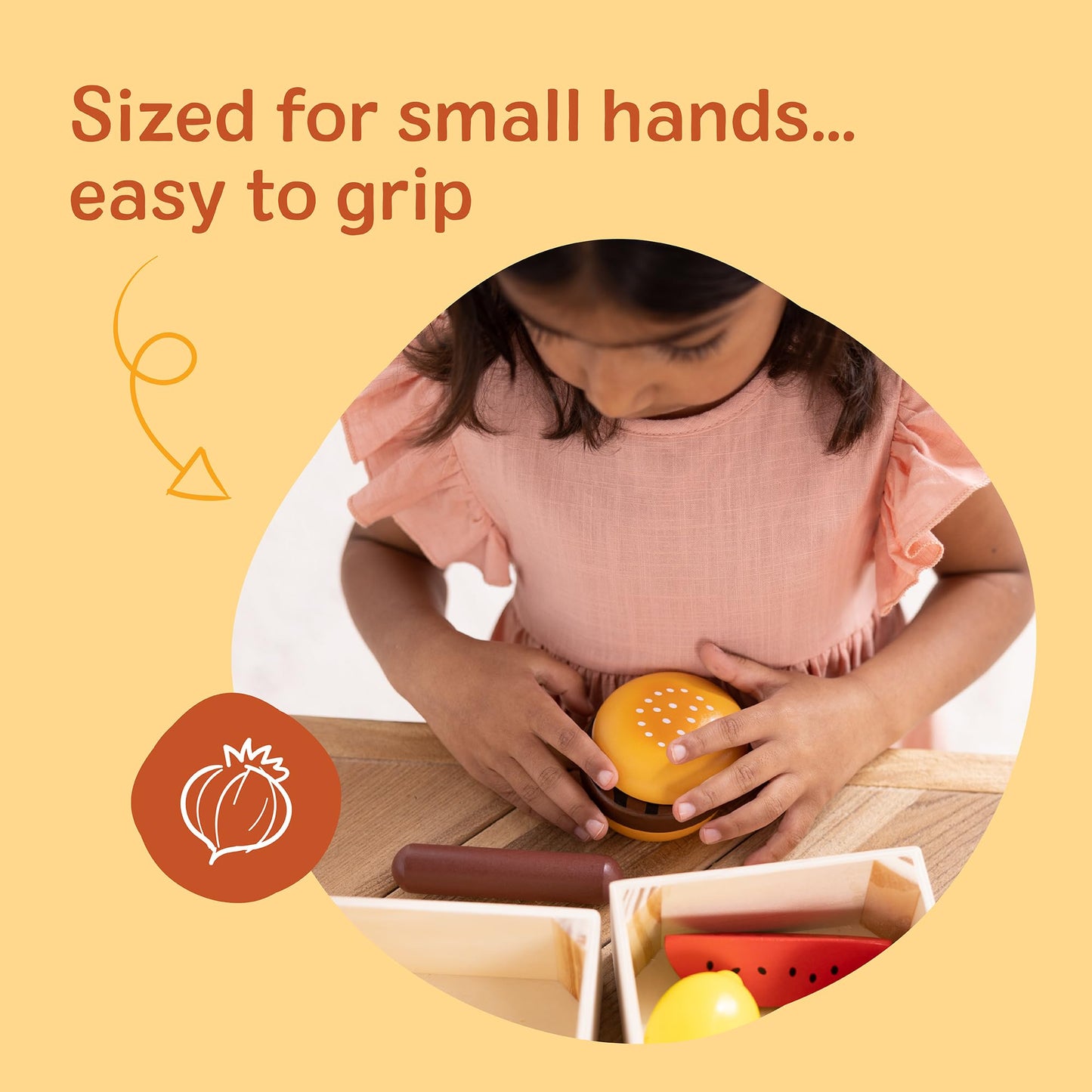 Melissa & Doug Food Groups, 21-Piece Wooden Toys Set of Pretend Play Food & Kids Play Kitchen Accessories, Preschool Toys for Girls & Boys Ages 3+ - Available at All In One Marketplace Canada