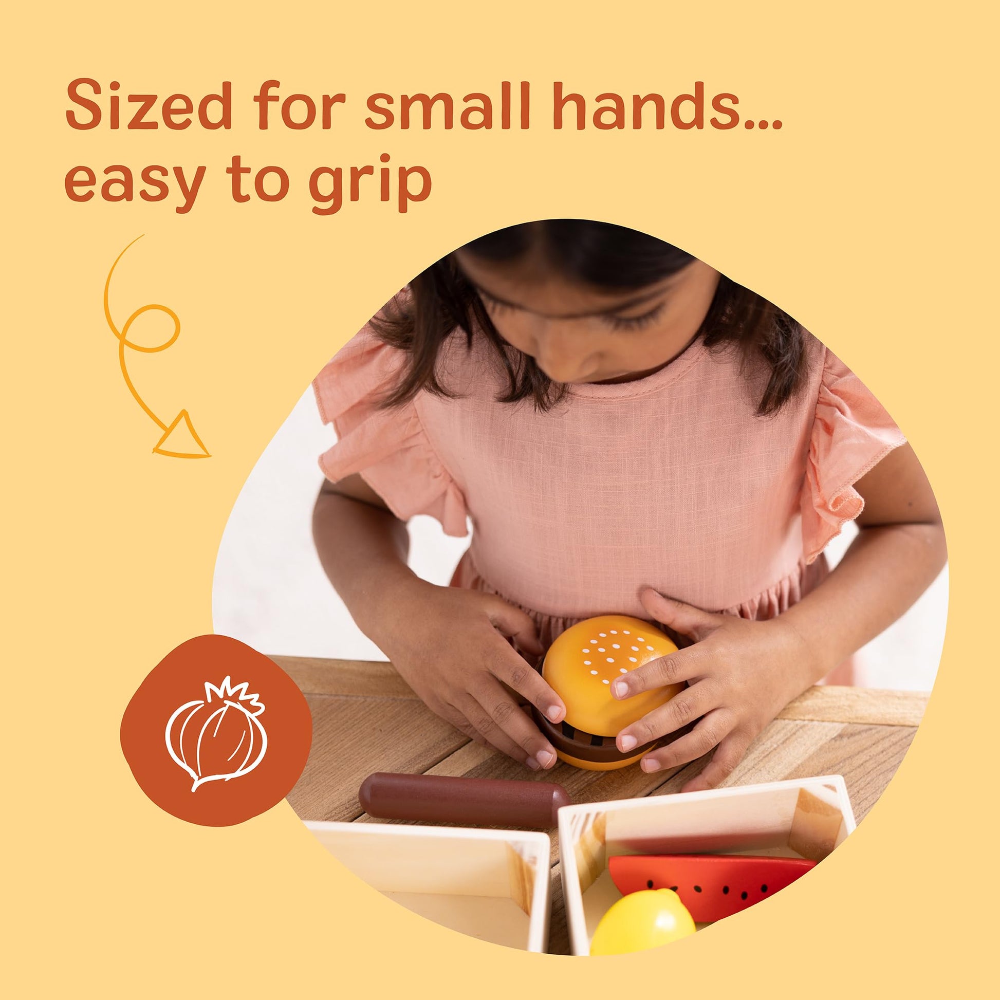 Melissa & Doug Food Groups, 21-Piece Wooden Toys Set of Pretend Play Food & Kids Play Kitchen Accessories, Preschool Toys for Girls & Boys Ages 3+ - Available at All In One Marketplace Canada