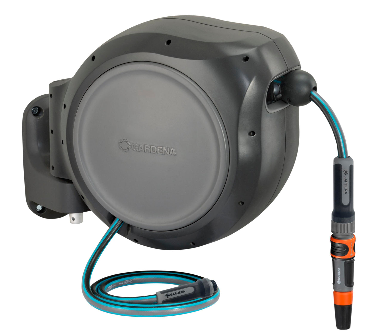 Gardena 20500-80, 50 ft. Wall-Mounted Auto-Retractable Hose Reel, Frost-Proof, RollControl Technology for Safe and Slow retraction 🍁 All In One Marketplace Canada