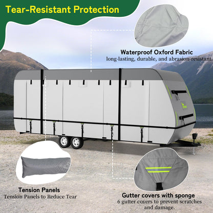 Yelmzir Travel Trailer RV Cover 24-27 ft, Rip-Stop Motorhome Camper Covers 🍁 All In One Marketplace Canada