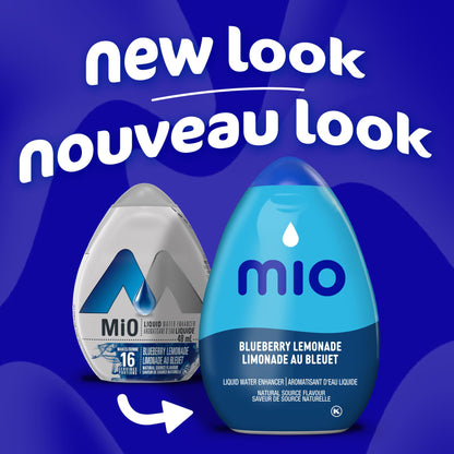 mio Blueberry Lemonade Liquid Water Enhancer, 48 mL Bottle (Pack of 12)