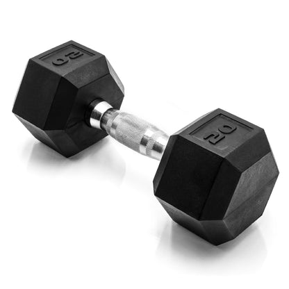 CAP Barbell 20 lb Rubber Coated Hex Dumbbell Weight 🍁 All In One Marketplace Canada