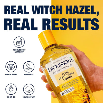 Health Life Dickinson’s Original Witch Hazel Pore Perfecting Toner 16 oz Dickinson's