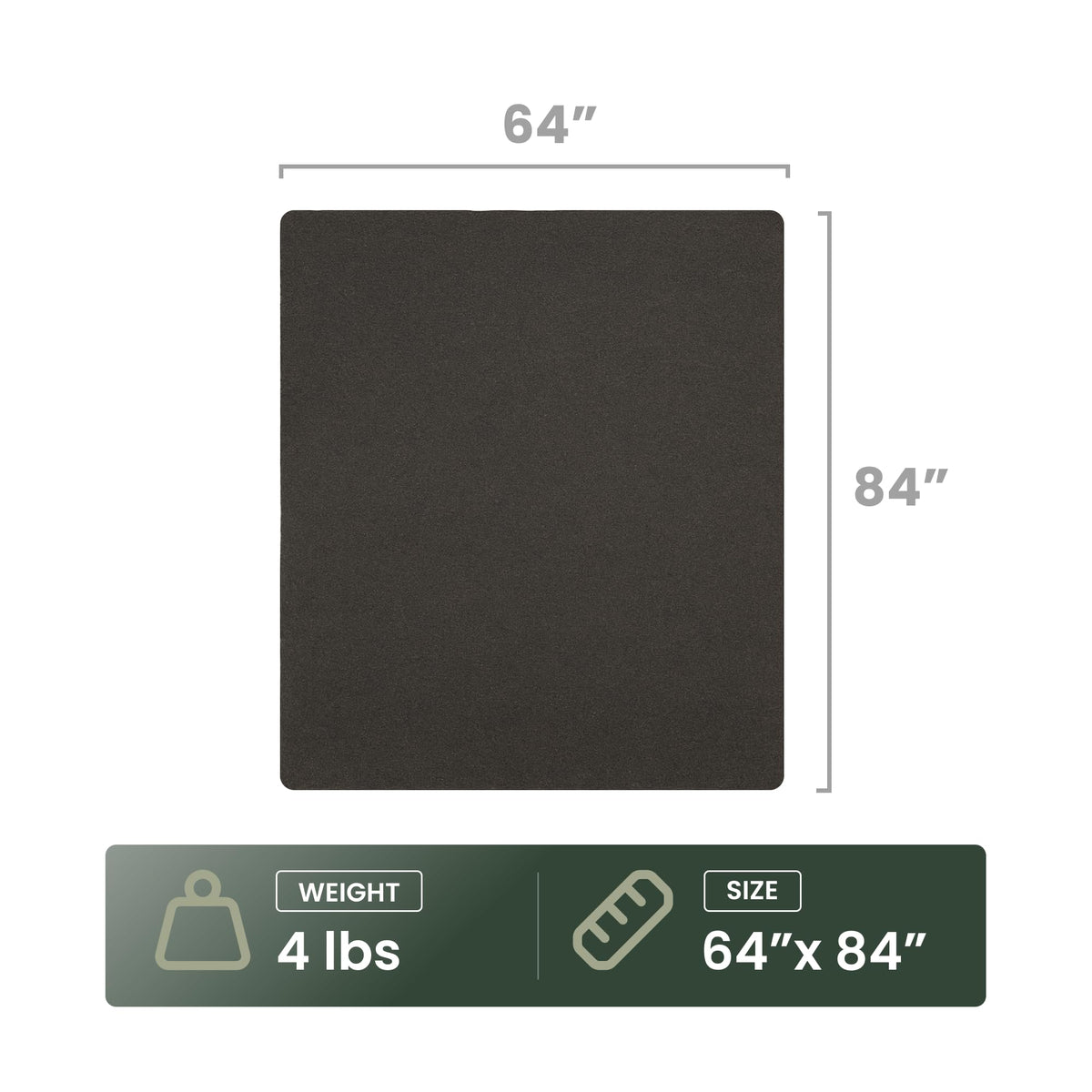 72HRS Wool 64” x 84” Winter Blanket Camping Essentials (80% Wool, 1 Pack) 🍁 All In One Marketplace Canada