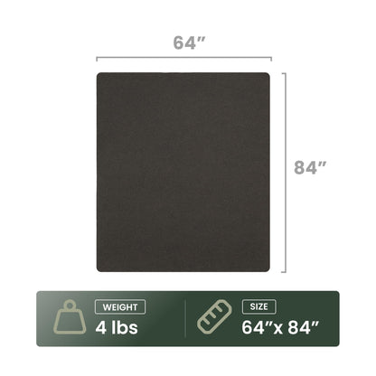 72HRS Wool 64” x 84” Winter Blanket Camping Essentials (80% Wool, 1 Pack) 🍁 All In One Marketplace Canada