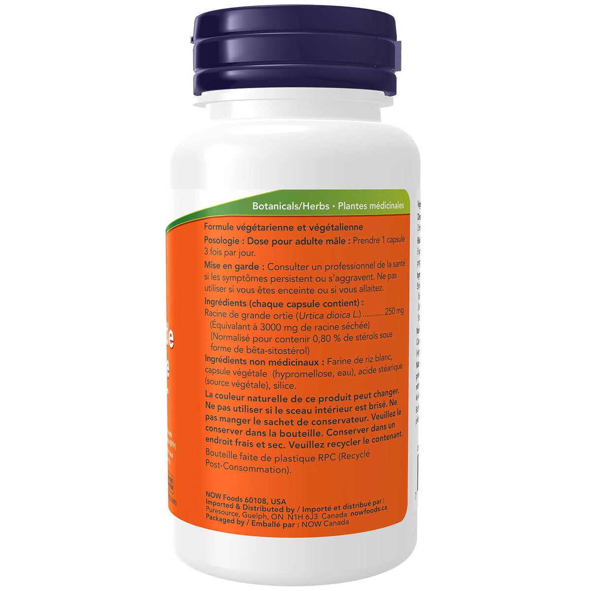 NOW Supplements, Stinging Nettle Root Extract (Urtica dioica) 250 mg, Supports Prostate Health*, 90 Veg Capsules