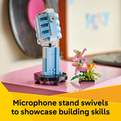 LEGO Creator 3 in 1 Record Player with Flowers - Building Toy with 3 Options, Record Player, Radio, or Microphone - Building Kit for Kids, Boys, and Girls, Ages 8+ - Gift Idea for Birthdays - 31172 🍁 All In One Marketplace Canada