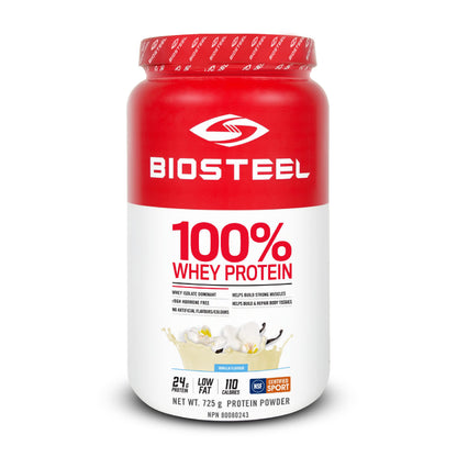 BioSteel 100% Whey Protein Powder, rBGH Hormone Free and Non-GMO Post Workout Formula, Vanilla, 25 Servings BioSteel Sports