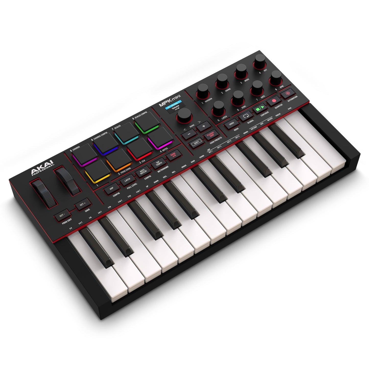 Akai Professional MPK Mini IV 25-Key USB-C MIDI Keyboard Controller, Black
