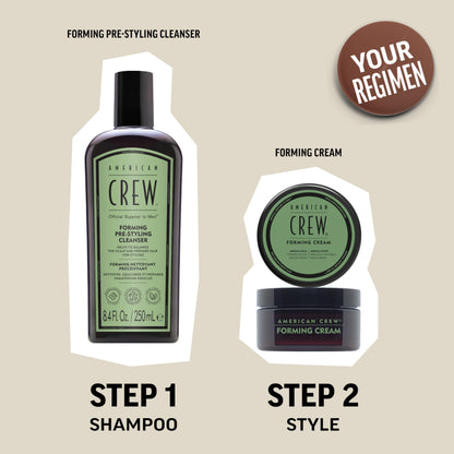 American Crew for Men Forming Cream with Medium Hold/Medium Shine, 85g/3 oz. American Crew