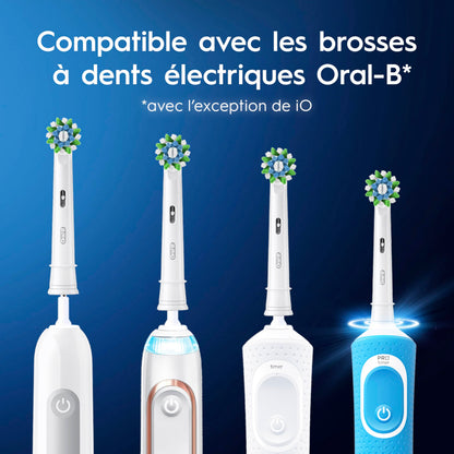 Oral-B CrossAction XFilaments Electric Toothbrush Replacement Brush Heads Refill, White, 3 Count