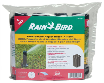 Rain Bird 32SA/4PK 32SA Simple Adjust Gear Drive Rotor, Adjustable 40° to 360° Pattern, 19' - 32' Spray Distance, 4-Pack 🍁 All In One Marketplace Canada