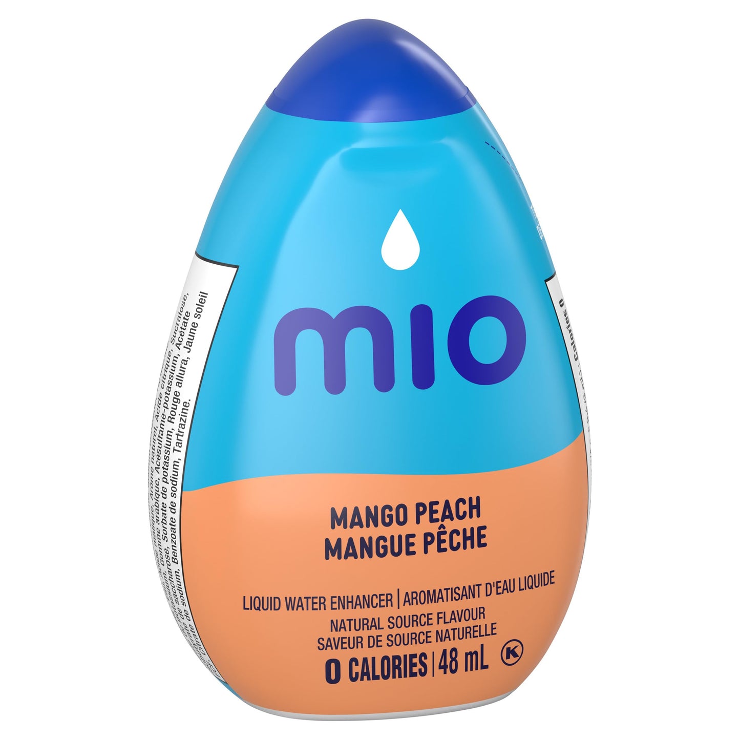 Mio Mango Peach Liquid Water Enhancer, 48 mL Bottle (Pack of 12)
