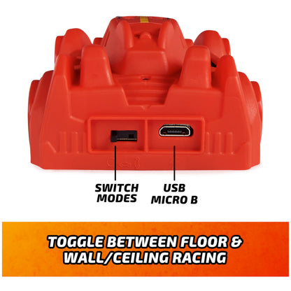 Air Hogs, Zero Gravity Sprint RC Car Wall Climber, Red USB Micro B Rechargeable Indoor Wall Racer, Over 5-Inches Long, Toys for Kids Ages 4 and up Air Hogs
