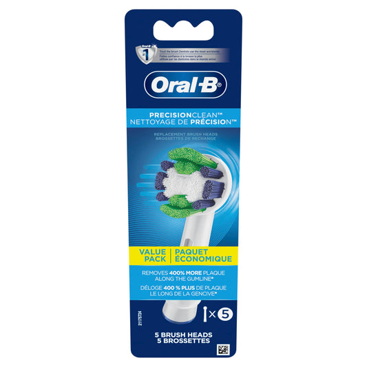 Oral-B Precision Clean Replacement Electric Toothbrush Head, 5 Count 🍁 All In One Marketplace Canada