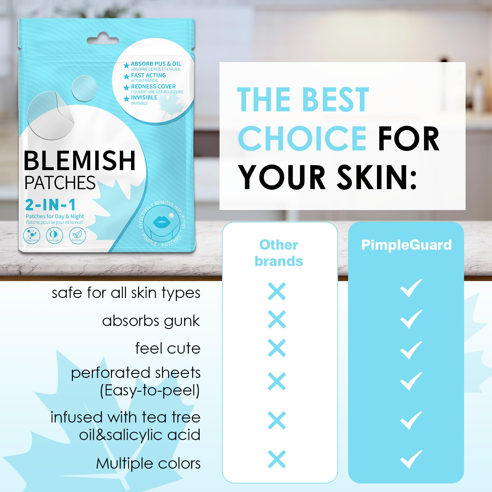 320 PCS Pimple Patch Star Invisible Ultra Thin Star-shaped Pimple Patches Colorful Hydrocolloid Patch Skin Care for Face - Available at All In One Marketplace Canada