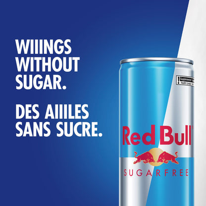 Red Bull Energy Drink, Sugar Free, 250ml (12 pack) 🍁 All In One Marketplace Canada
