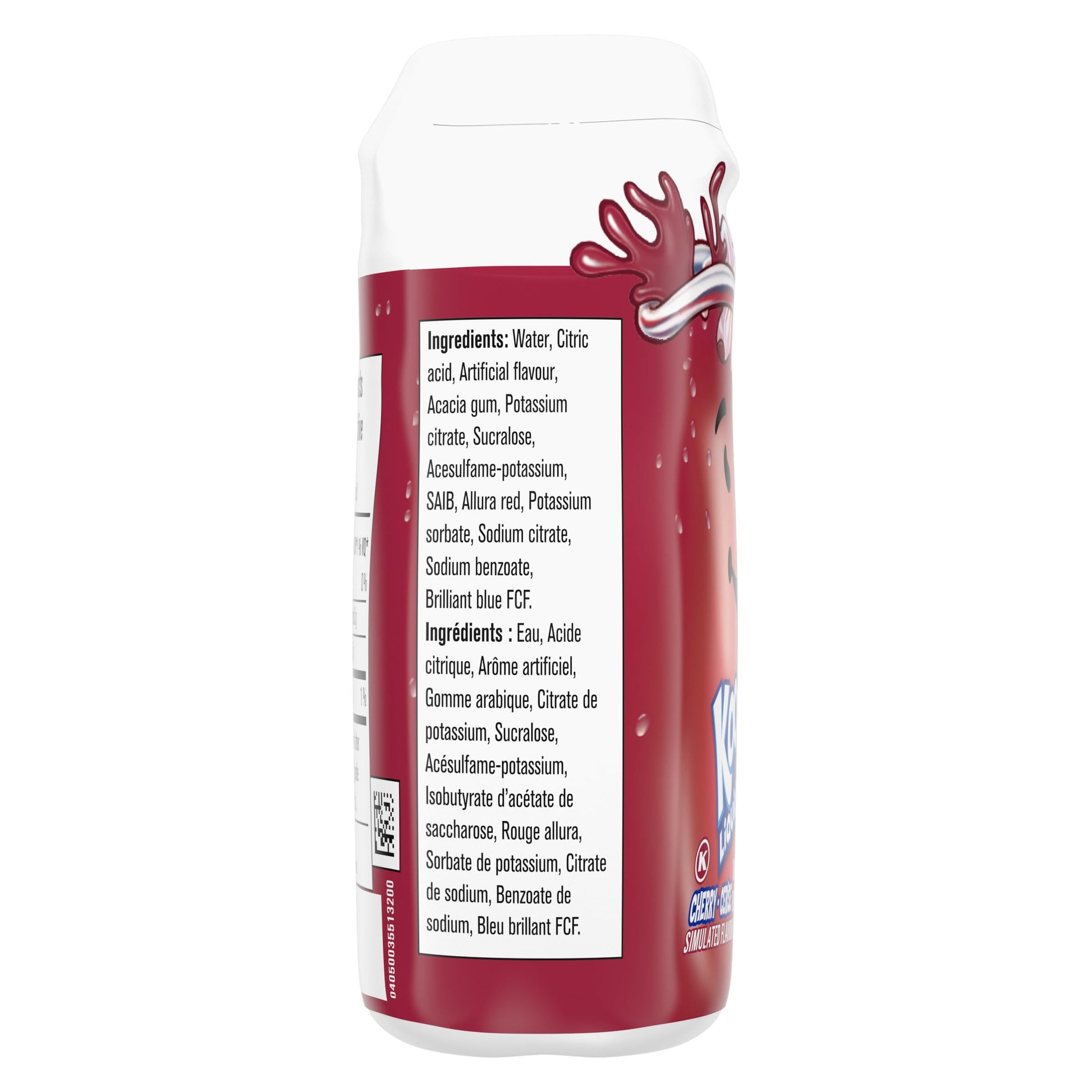Kool-Aid Cherry Liquid Drink Mix, 48 mL Bottle (Pack of 12)