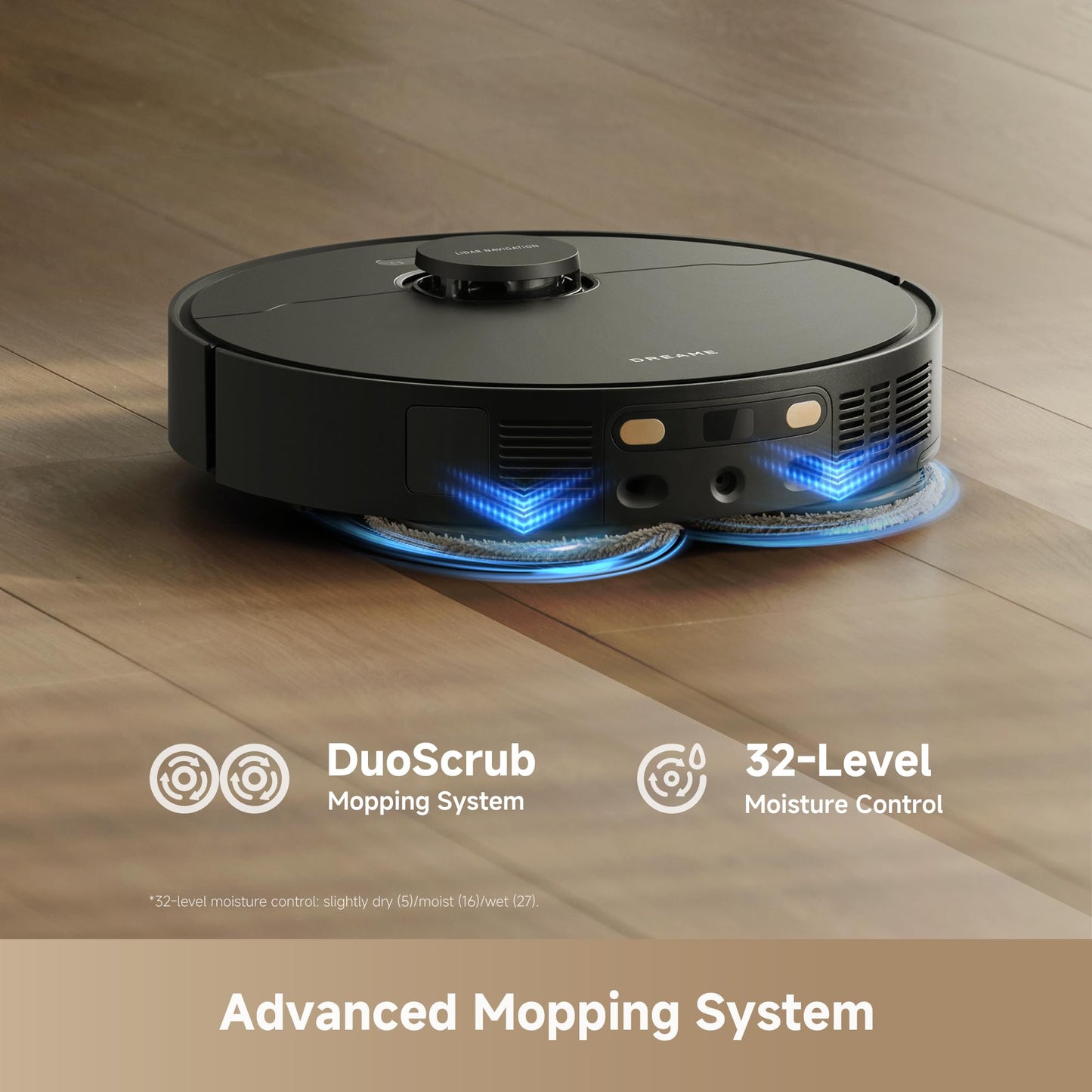 DREAME L40 Ultra Gen 2 Robot Vacuum and Mop with 25,000Pa Suction, Extendable Side Brush and Mop, All-in-One Self-Emptying & Cleaning Dock, Voice & App Control, Black - Available at All In One Marketplace Canada
