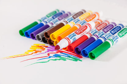 Crayola Ultra Clean Washable Markers, Broad Line Markers, Gifts, 40 Classic Colors Crayola