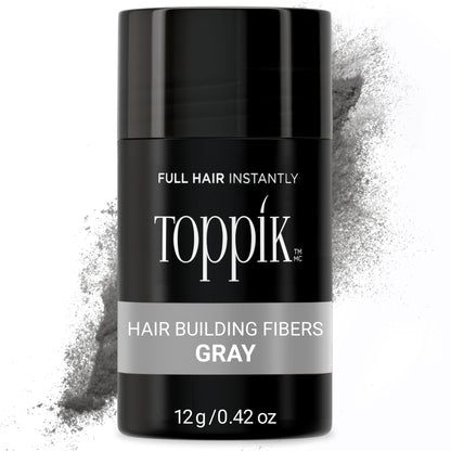 TOPPIK Hair Building Fibers,12 g, Fill In Fine or Thinning Hair, Instantly Thicker Looking, Multiple Shades for Men & Women
