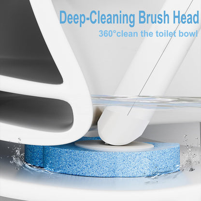 Ucaimao 2 Pack Disposable Toilet Brush and Holder Set,Extended Handle with 48 Cleaner Refills Toilet Brush for Toilet Bowl Cleaners,Bathroom Cleaning,Sink, Bathtub, Floor - Blue (Ocean Fresh Scent) - Available at All In One Marketplace Canada