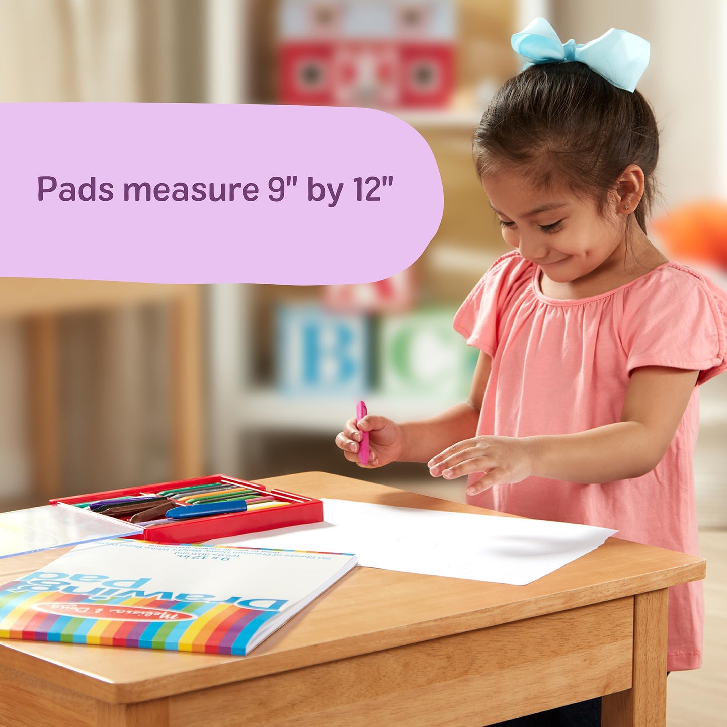 Melissa & Doug 9x12 Drawing Paper Pad 3-Pack Melissa & Doug