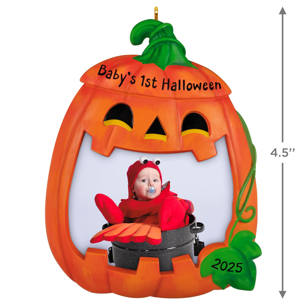 Ornement d'Halloween Hallmark Keepsake 2025, cadre photo pour le premier Halloween de bébé 2025, décorations d'Halloween