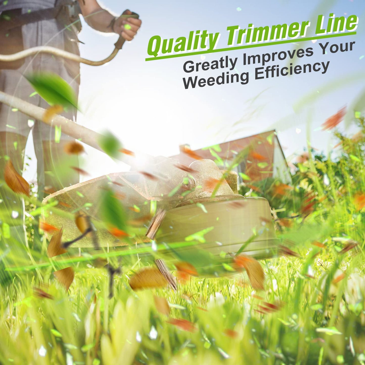 15 Pcs AC80RL3 Replacement Trimmer String for Ryobi One Plus+,0.080 lnch Diameter String Trimmer Refll and AC14HCA Cover Cap Compatible with Ryobi 18v,24v,and 40v Cordless Trimmers(12 Spools+3 Caps) - Available at All In One Marketplace Canada