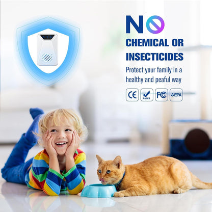 6 Packs Ultrasonic Pest Repeller, Electronic Pest Repellent Plug in Indoor for Insect Roaches Spider Ant Bug Mosquito Mouse Repellent for House Kitchen Garage Warehouse - Available at All In One Marketplace Canada