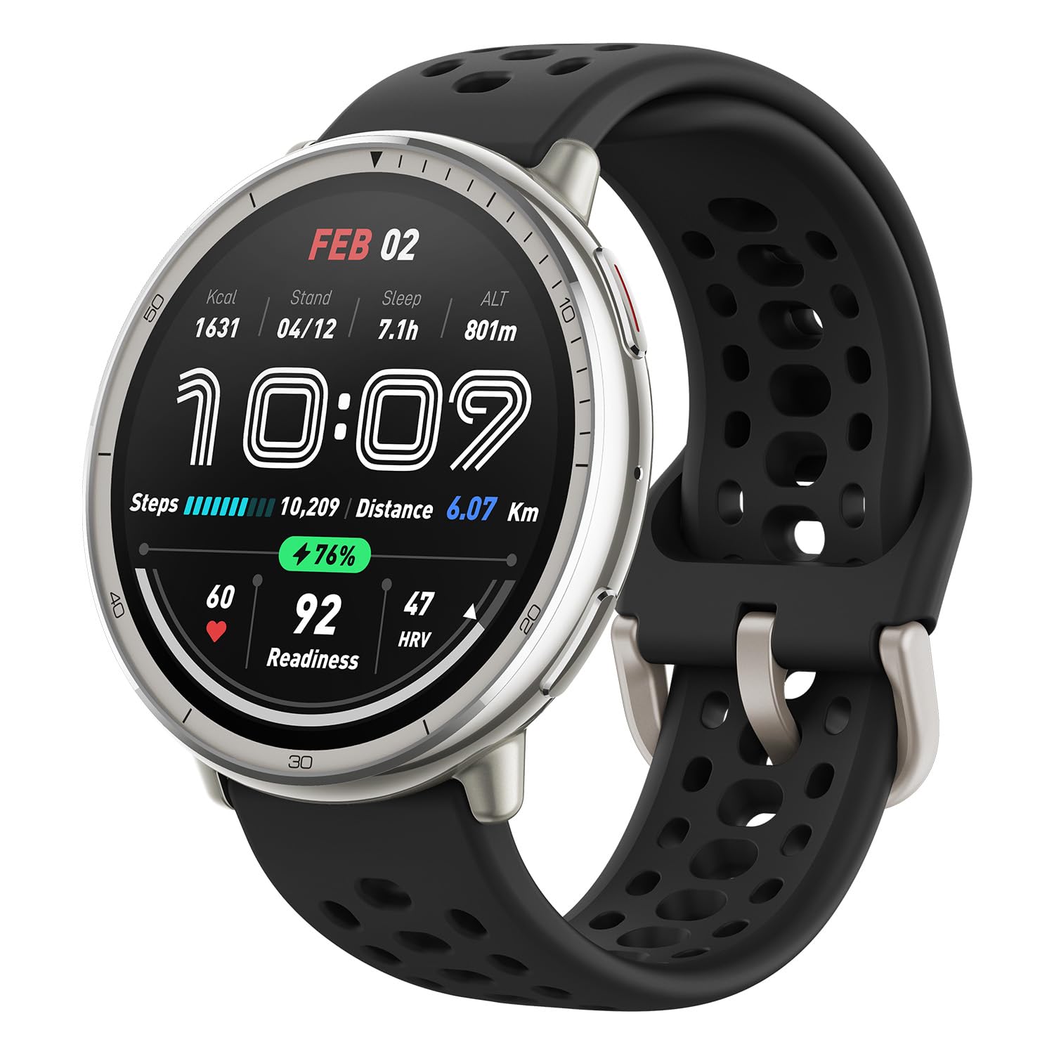 Amazfit Active 2 Smart Watch, 1.32" AMOLED Display, GPS, iOS/Android Amazfit