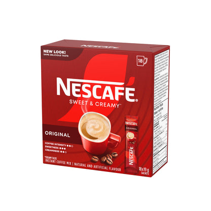 Nescafé Sweet and Creamy Original Instant Coffee Mix – 6 Single-Serve Sachets