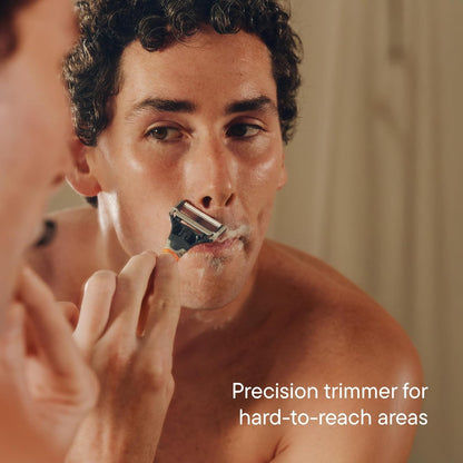 Harry's Original Blades - Men's Razor Refill Pack for Smooth Shaving - Razor Head Replacement - Five Sharp Blades - Flexible Hinge - Moisture Strip - Precision Trimmer - 14 count - Available at All In One Marketplace Canada