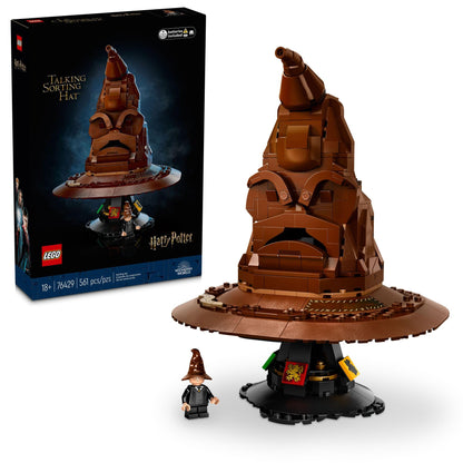 LEGO Harry Potter Talking Sorting Hat W/ 31 Voices - Harry Potter Building Set - Gift Idea for Adults, Women & Men, 18+ - 76429 LEGO