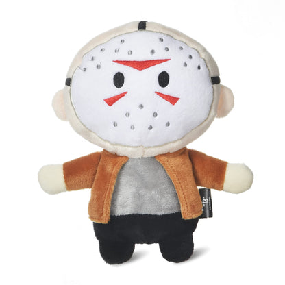 Jouet pour chien en peluche Warner BROS Horror Movies Jason Voorhees de Vendredi 13 | Jouet pour chien de taille moyenne de la collection Vendredi 13 | Jouet couineur pour chien, jouet à mâcher pour Halloween, 15 cm