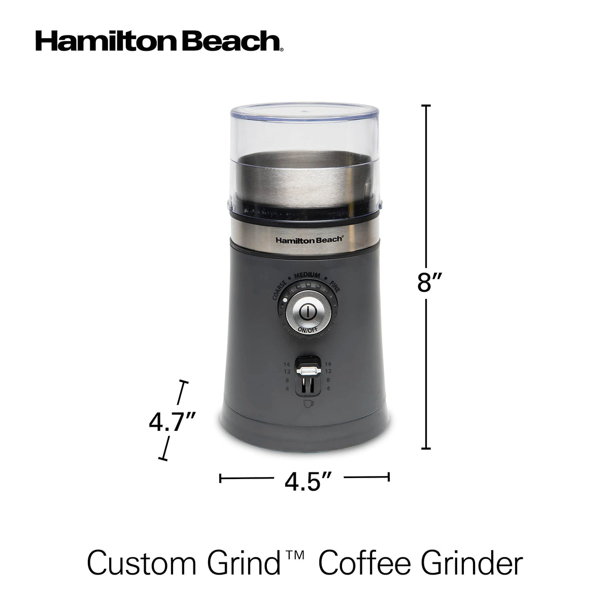 Hamilton Beach® Custom Grind™ Coffee Grinder