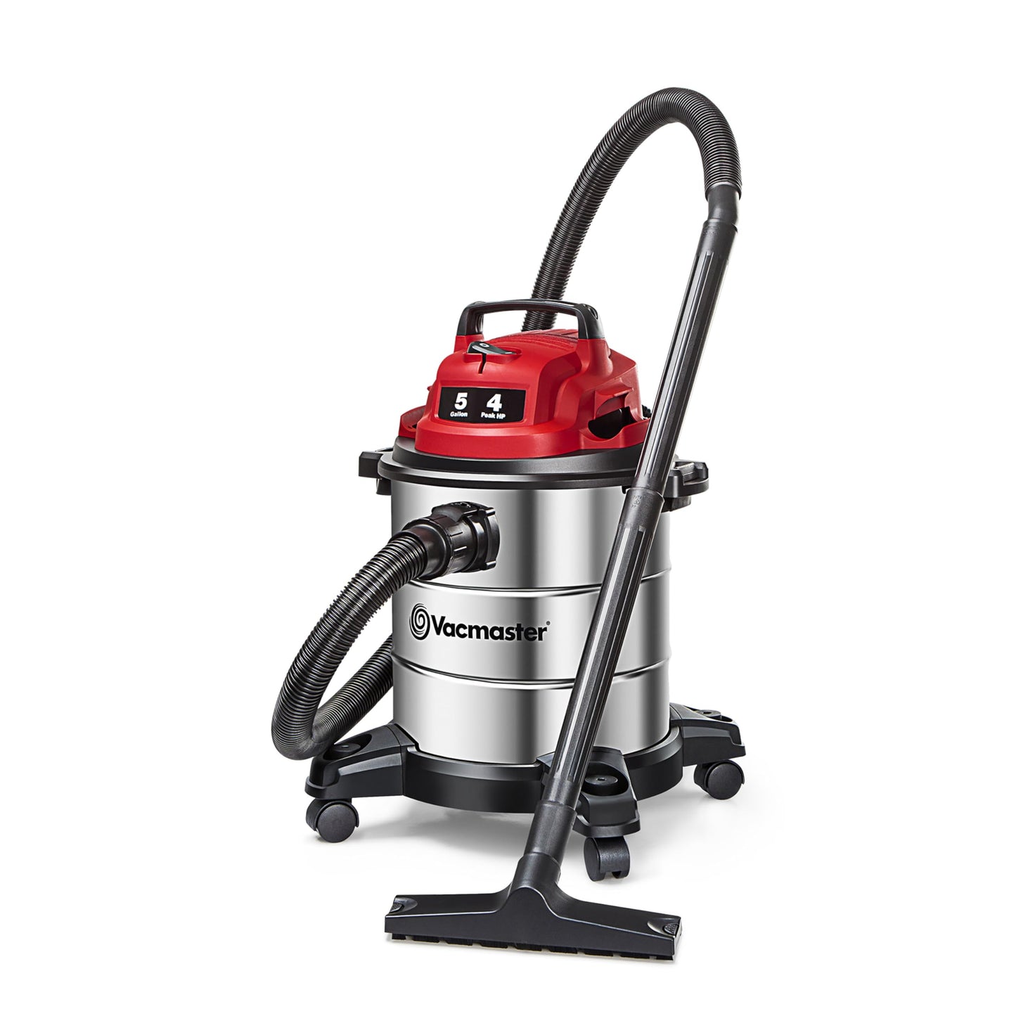 Vacmaster VOC508S 1101 5-Gal 4 Peak HP Stainless Steel Wet/Dry Vac Red 🍁 All In One Marketplace Canada
