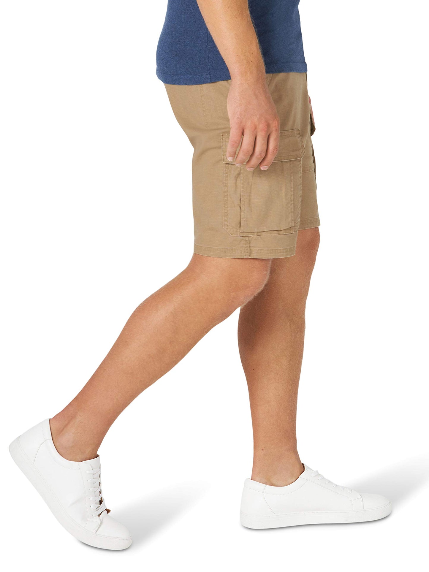 Wrangler Authentics Short cargo extensible classique pour homme, chêne pétrifié, 34