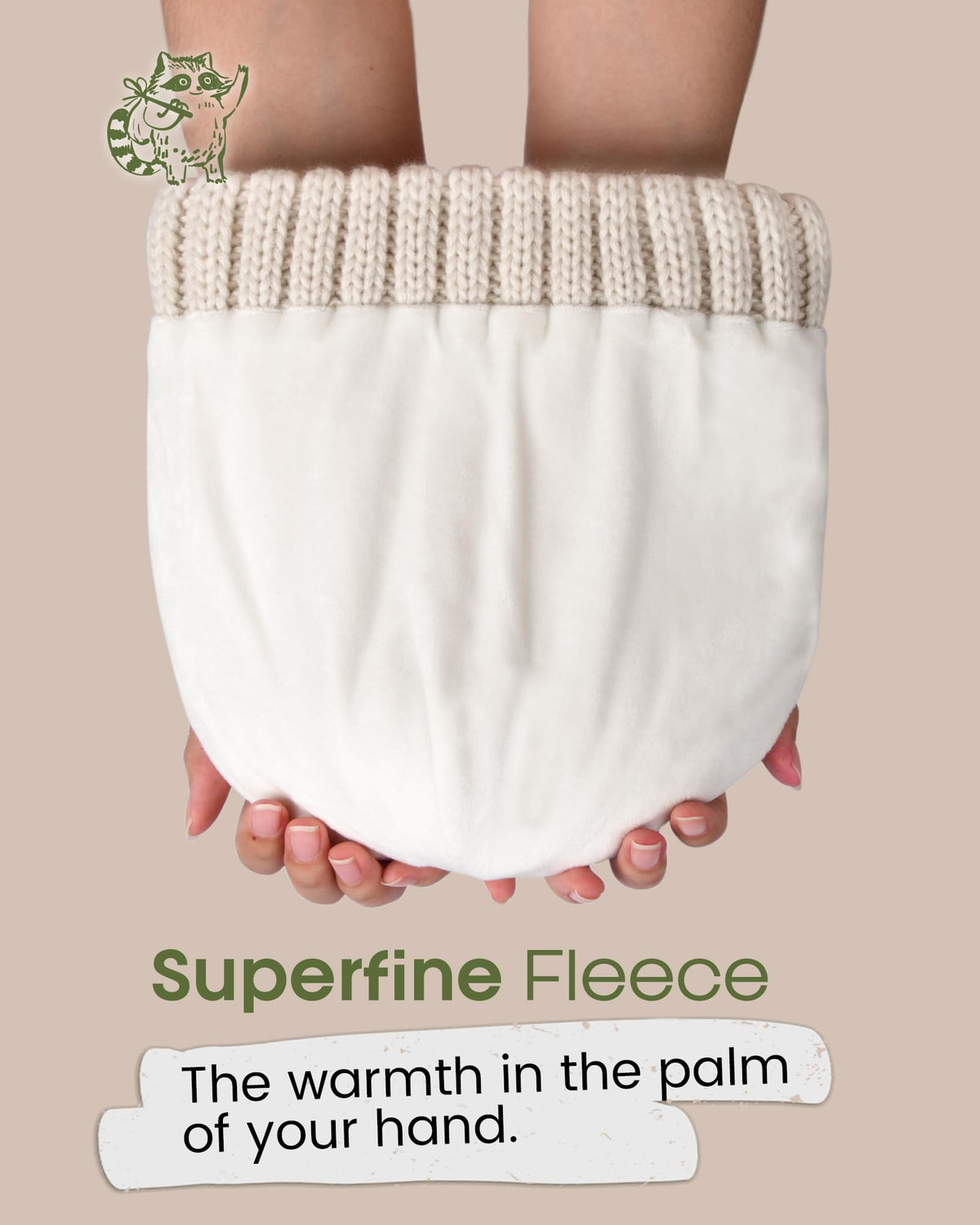 FURTALK Knit Beanie Hats for Women Men Double Layer Fleece Lined Chunky Winter Hat Beige 🍁 All In One Marketplace Canada