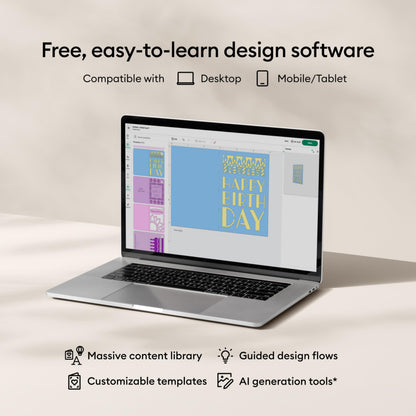 Cricut Explore 5 Essential Bundle + Digital Content, Taupe Cricut