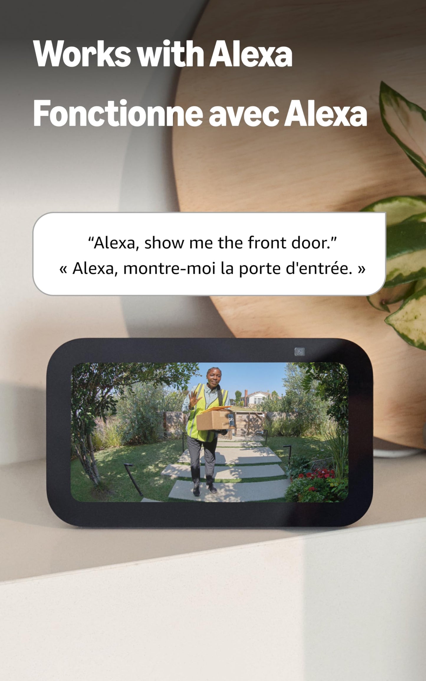 Ring Battery Doorbell Pro, Two-Way Talk with Audio+, 3D Motion Detection, and 1536p HD+ Head-to-Toe Video