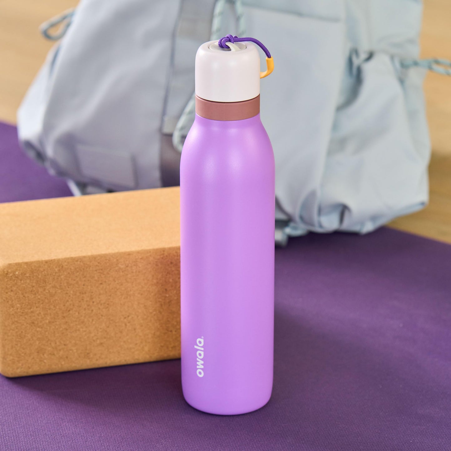 Owala FreeSip Twist Insulated Stainless Steel Water Bottle with Straw for Sports and Travel, BPA-Free, 24-oz, Purple/Purple (California Grapevine) 🍁 All In One Marketplace Canada