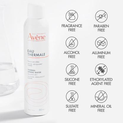 Eau Thermale Avene Thermal Spring Water, Soothes, Calms and Strengthens the protective barrier of sensitive skin, Facial Mist Spray, Microbiome rebalancing, for Sensitive Skin, 300ml - Available at All In One Marketplace Canada