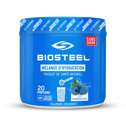 BioSteel Electrolyte Hydration Mix, Blue Raspberry, 20 Servings 🍁 All In One Marketplace Canada